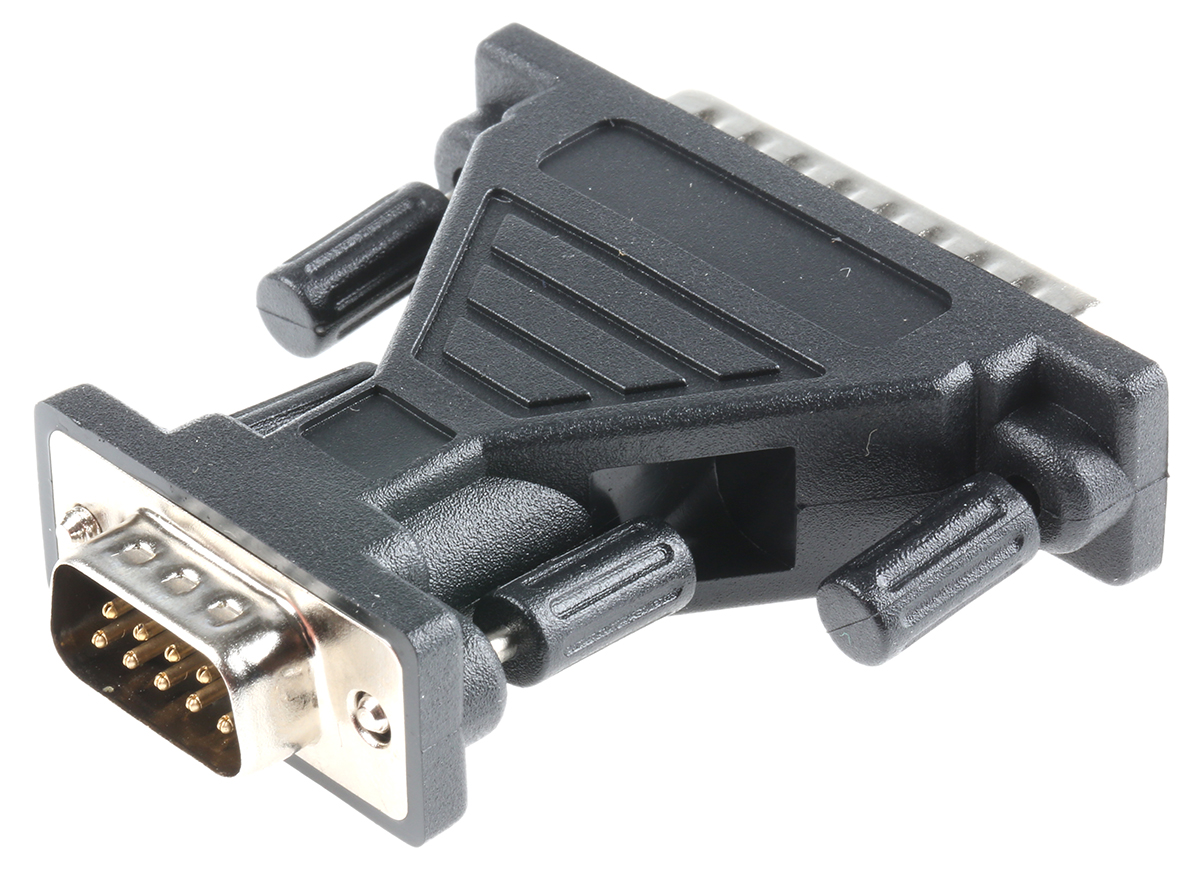 218-251 RS PRO D-Sub Adapter 9-Way D-Sub to Male Male 25 Way D-Sub Male Male