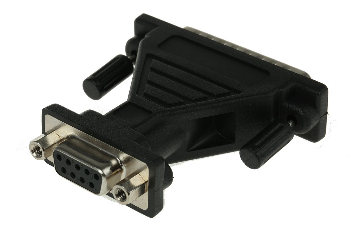 218-273 RS PRO D-Sub Adapter 9-Way D-Sub to Female Female 25 Way D-Sub Male Male