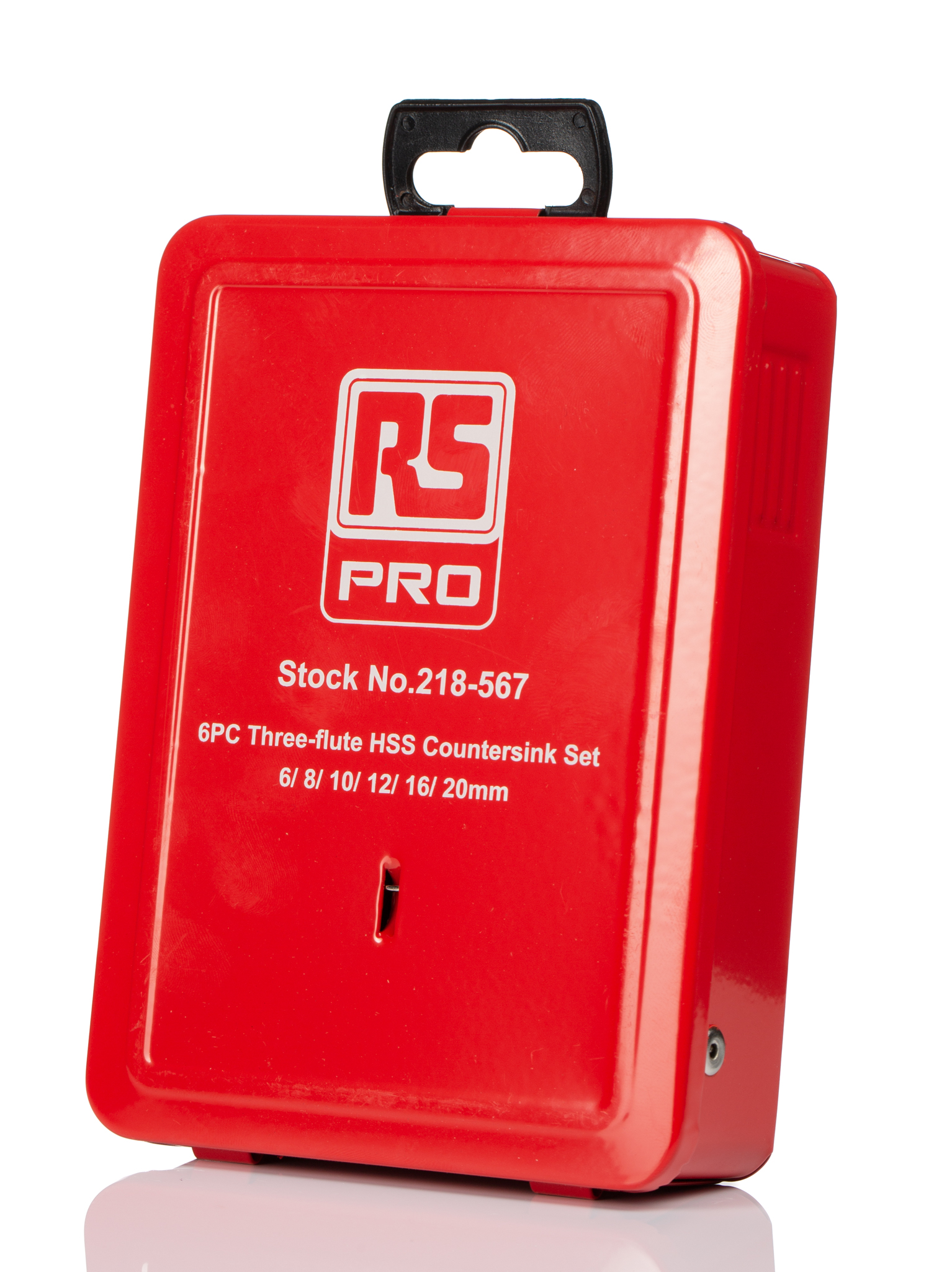 218-567 RS PRO HSS Countersink Drill Bit Set, 3 Flute(s), 90 °, 6 Piece(s)