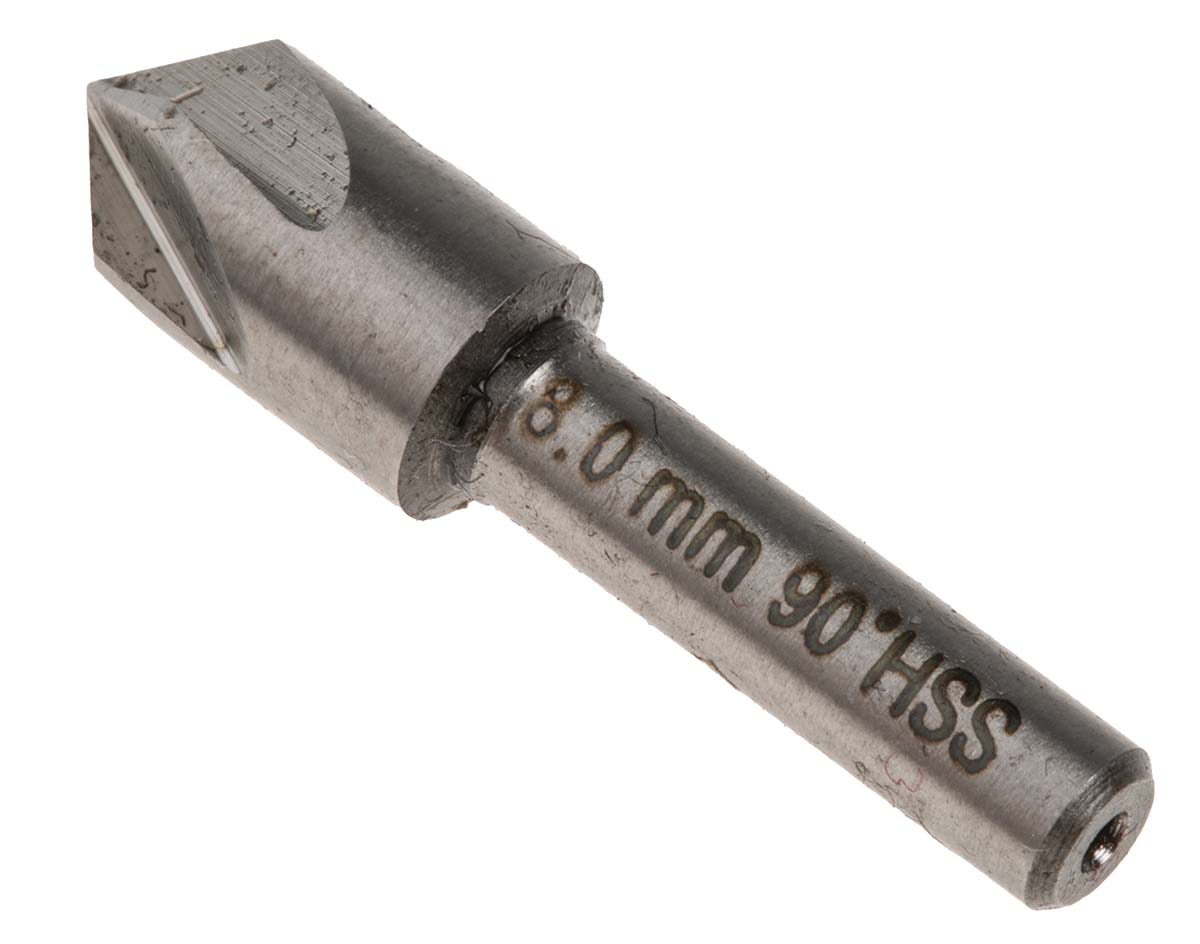 218-602 RS PRO HSS Drill Bit, 8 mm Head, 5 Flute(s), 90 °, 1 Piece(s)