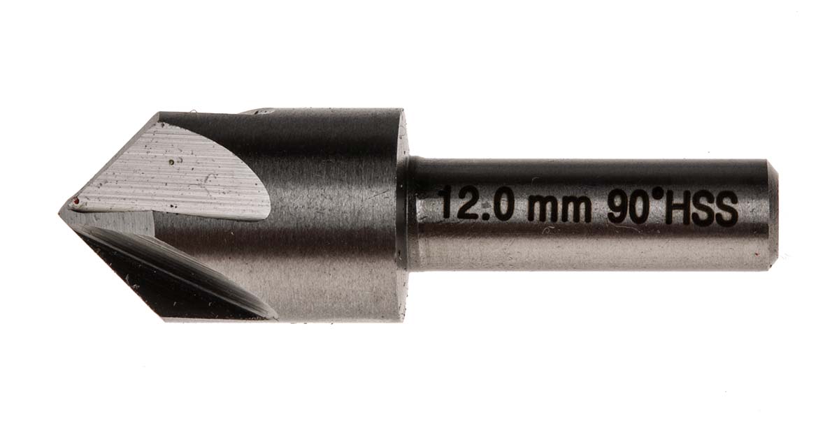 218-618 RS PRO HSS Countersink Drill Bit Set, 5 Flute(s), 90 °, 6 Piece(s)