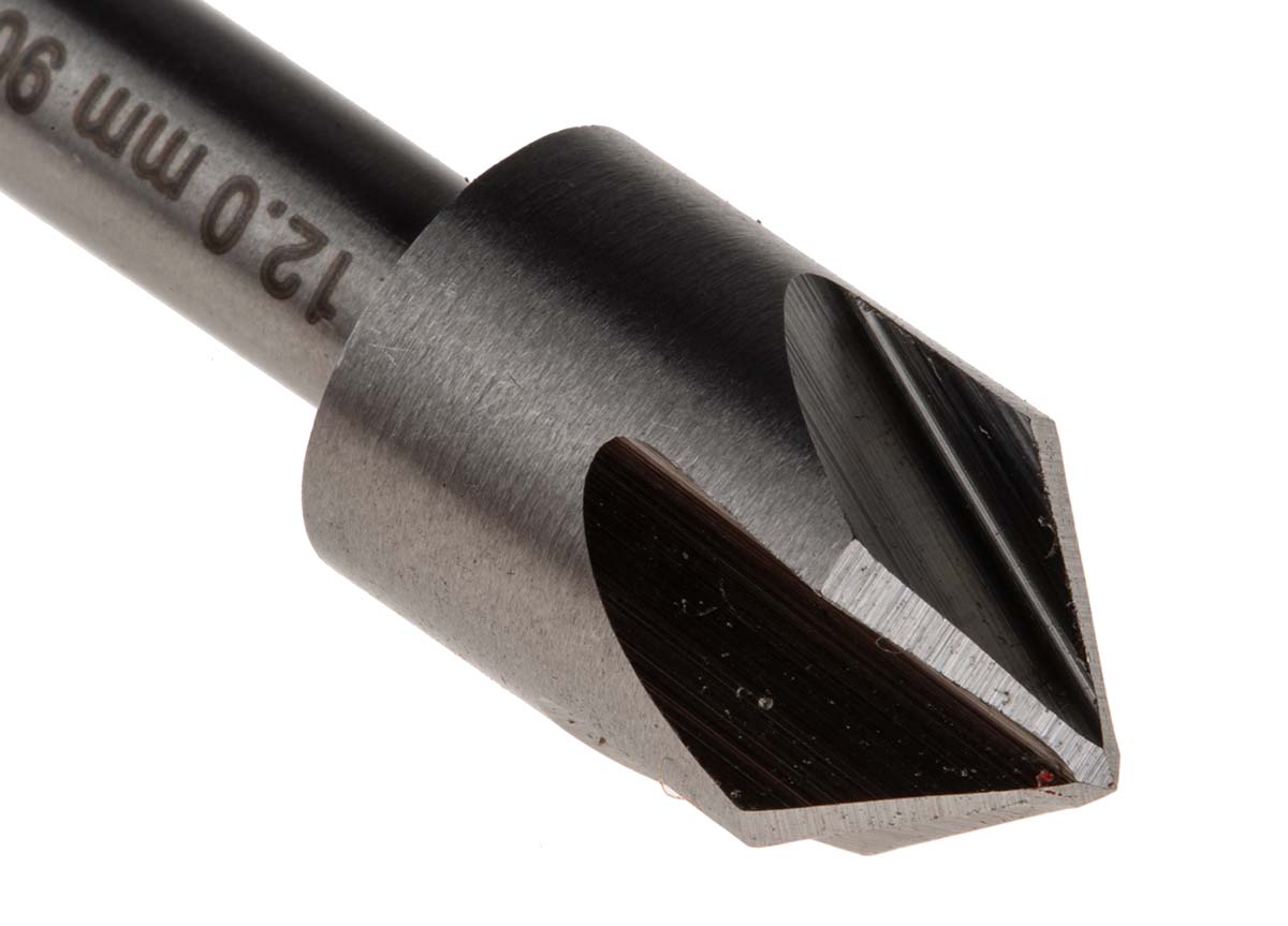 218-618 RS PRO HSS Countersink Drill Bit Set, 5 Flute(s), 90 °, 6 Piece(s)