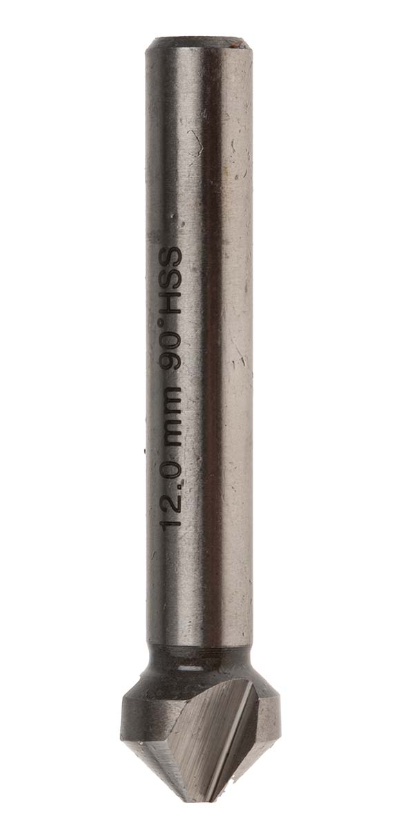 RS PRO HSS Drill Bit, 12 mm Head, 3 Flute(s), 90 °, 1 Piece(s)