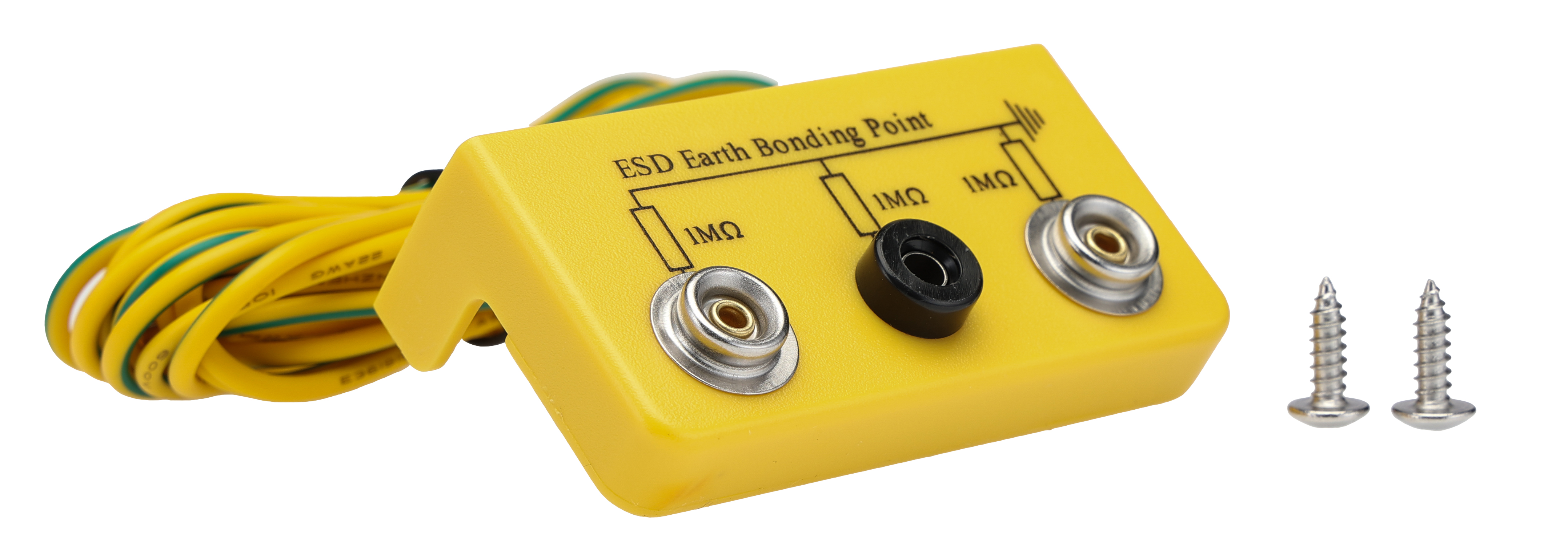 RS PRO ESD Earth Bonding Bracket With 10 mm Stud to 4 mm Banana Socket
