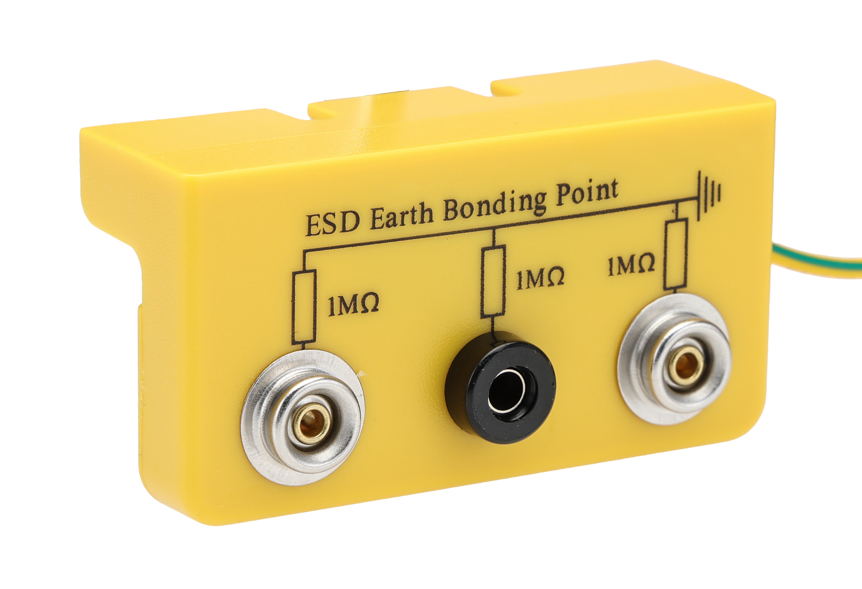218-656 RS PRO ESD Earth Bonding Bracket With 10 mm Stud to 4 mm Banana Socket