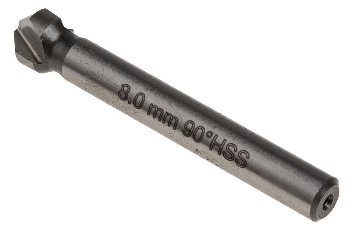 218-674 RS PRO HSS Drill Bit, 8 mm Head, 3 Flute(s), 90 °, 1 Piece(s)