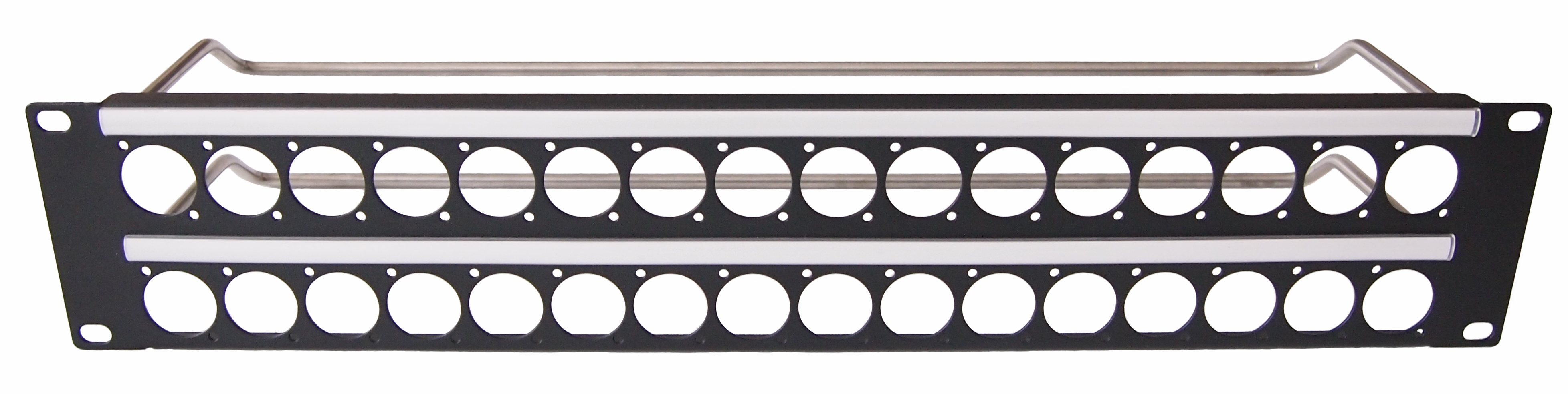 RS PRO Black Steel Rack Panel, 2 U, 27 mm Ventilated, Shielded 482.6 mm 88.5mm