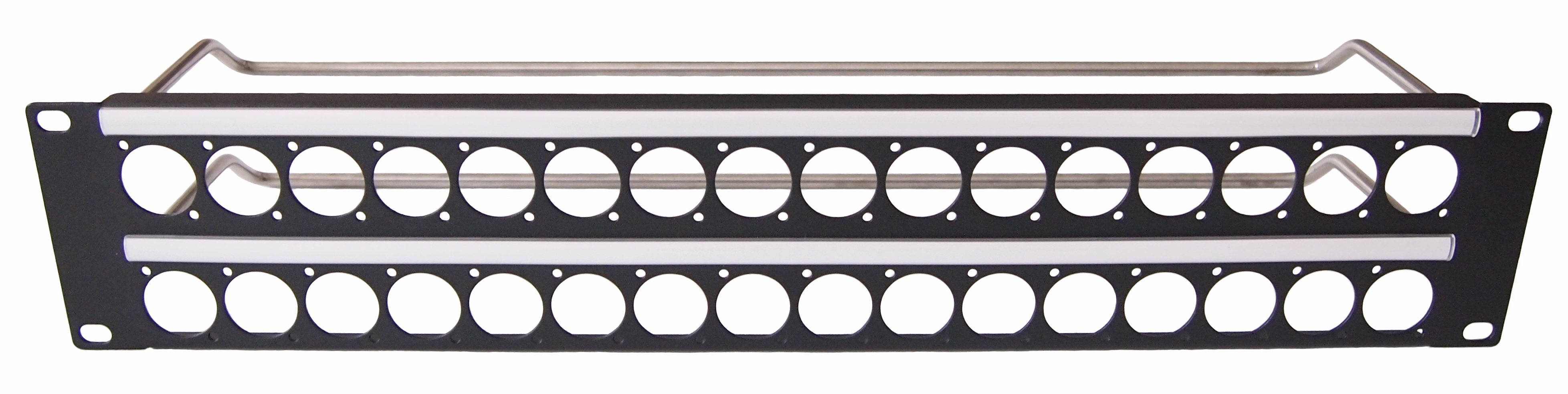 RS PRO Black Steel Rack Panel, 2 U, 27 mm Ventilated, Shielded 482.6 mm 88.5mm
