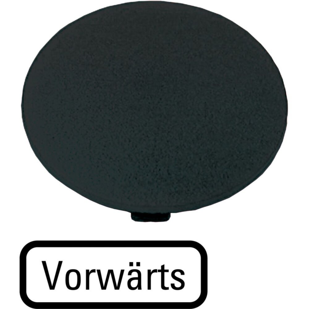 EatonButton Plate for Use with Push Button, Pre-printed "Plate
