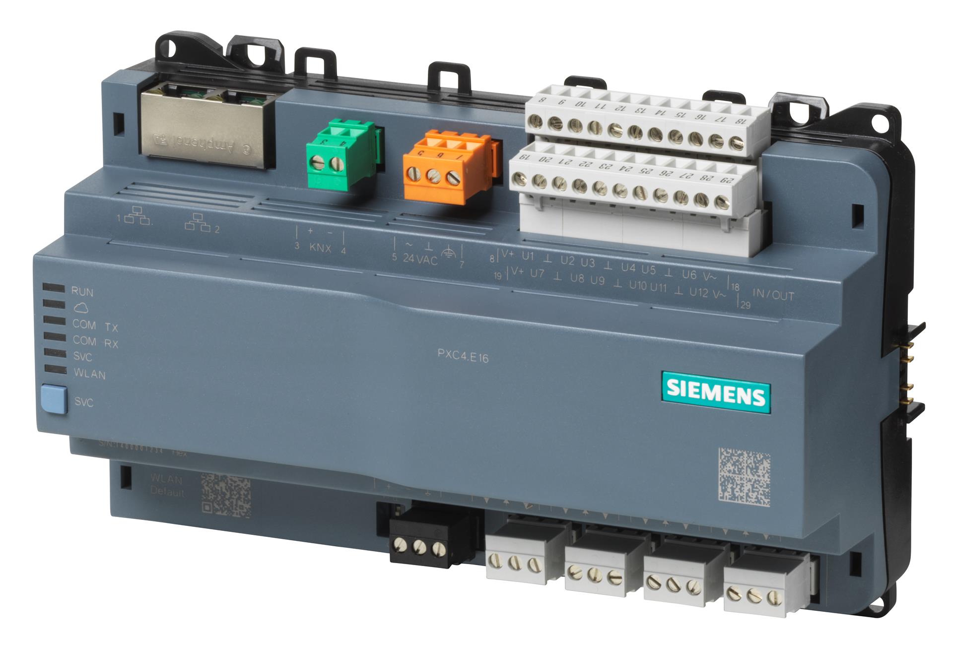Siemens PLC I/O Module for Use with HVAC, 24 V ac/dc Supply, Relay Outputs, Universal Ouputs Output, 16-Input