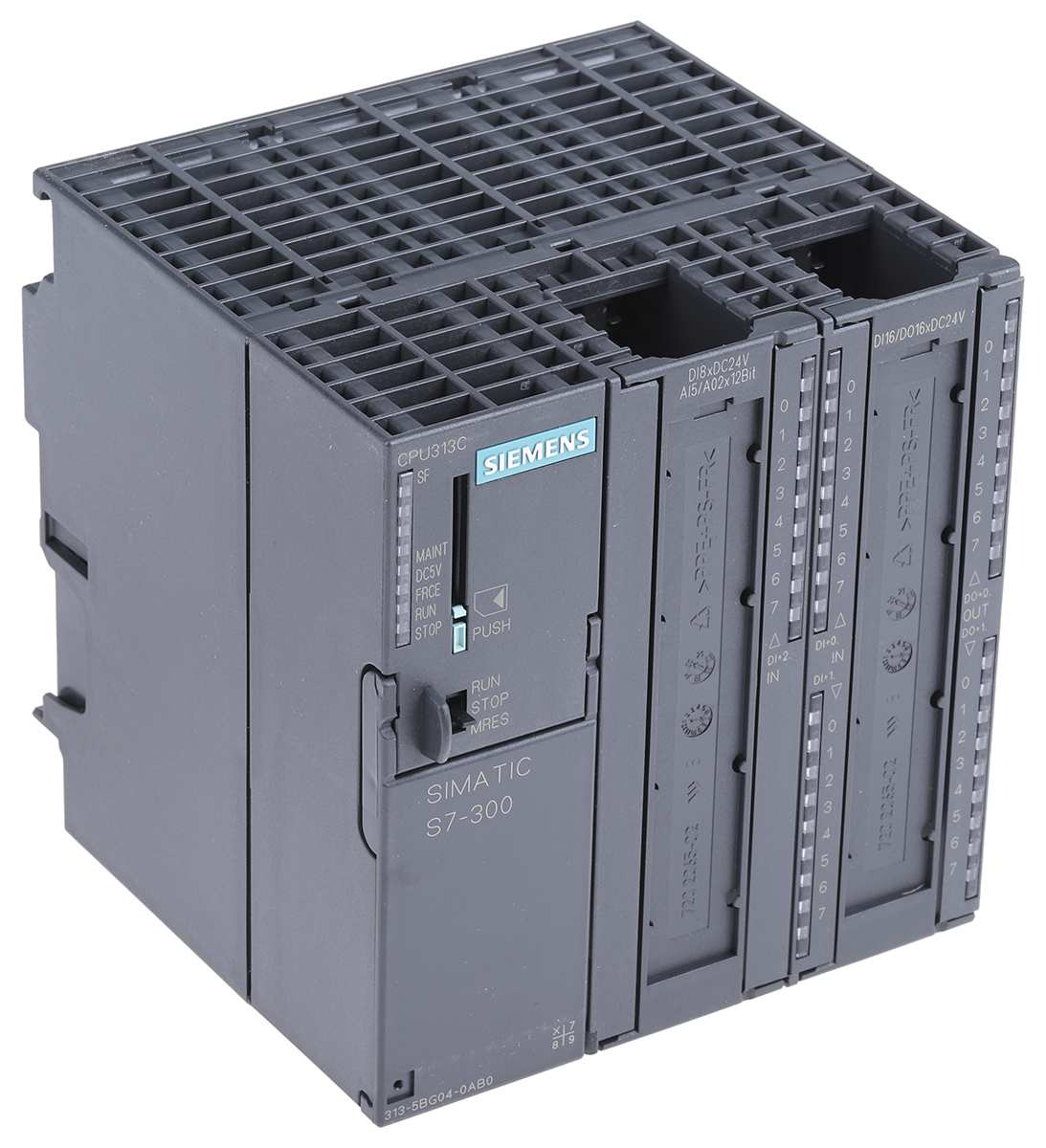 6es7313-5bg04-0ab0 Siemens SIMATIC S7-300 Series PLC CPU for Use with SIMATIC S7-300 Series, 24 V dc Supply, Analogue, Digital Output, 28