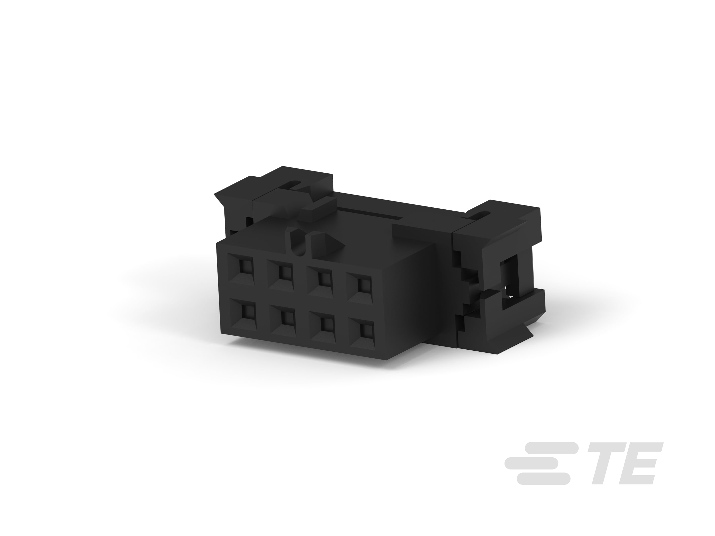 TE Connectivity AMP-LATCH Series Cable PCB Header, 8 Contact(s), 2 mm Pitch, 2 Row, Unshrouded