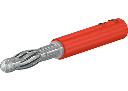 Staubli Red Test Connector Adapter With Brass contacts and Nickel Plated