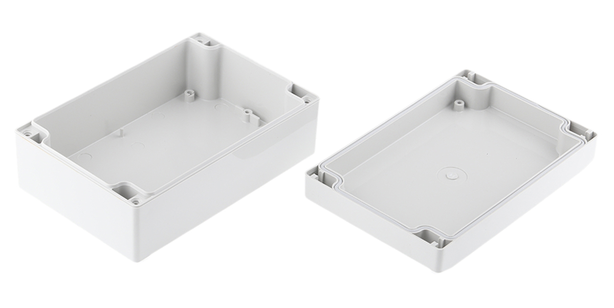 220102000 ROLEC Technobox Series Grey ABS Enclosure, IP66 60 mm, 151 mm, 101 mm