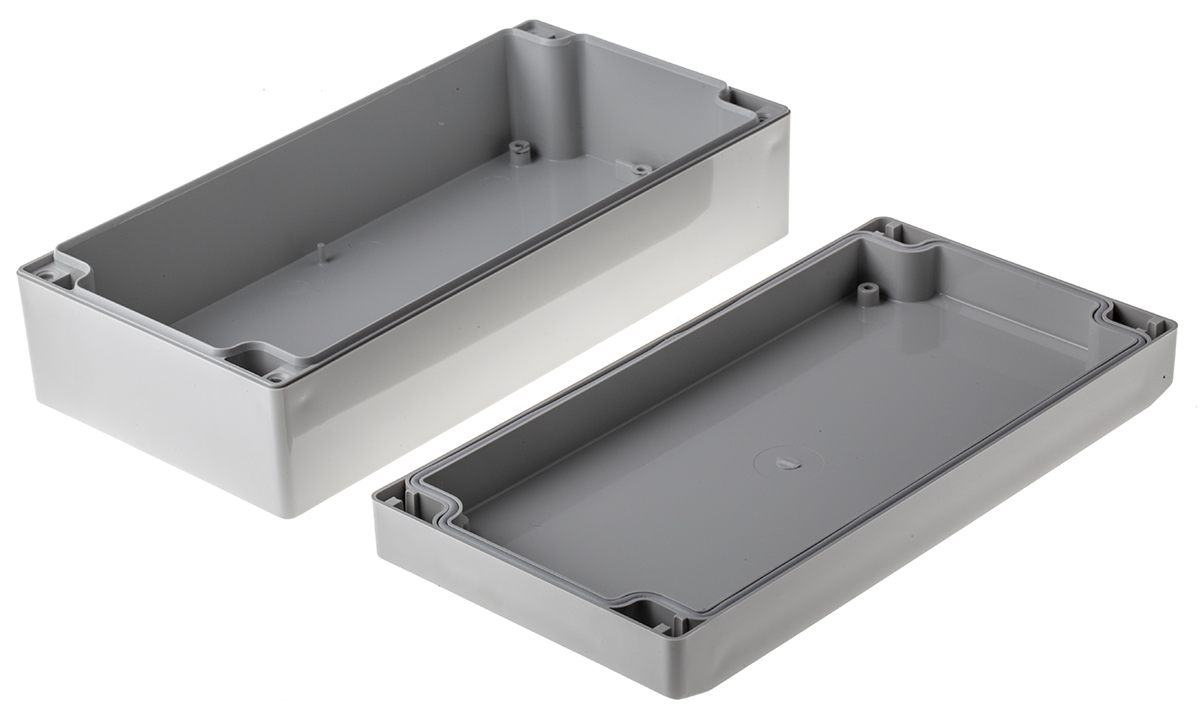 220104000 ROLEC Technobox Series Grey ABS Enclosure, IP66 60 mm, 201 mm, 101 mm
