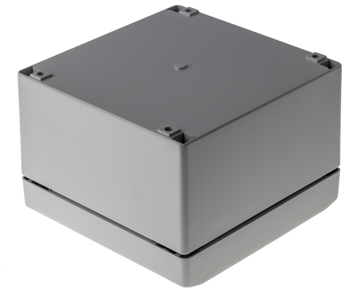 220120000 ROLEC Technobox Series Grey ABS Enclosure, IP66 80 mm, 123 mm, 121 mm