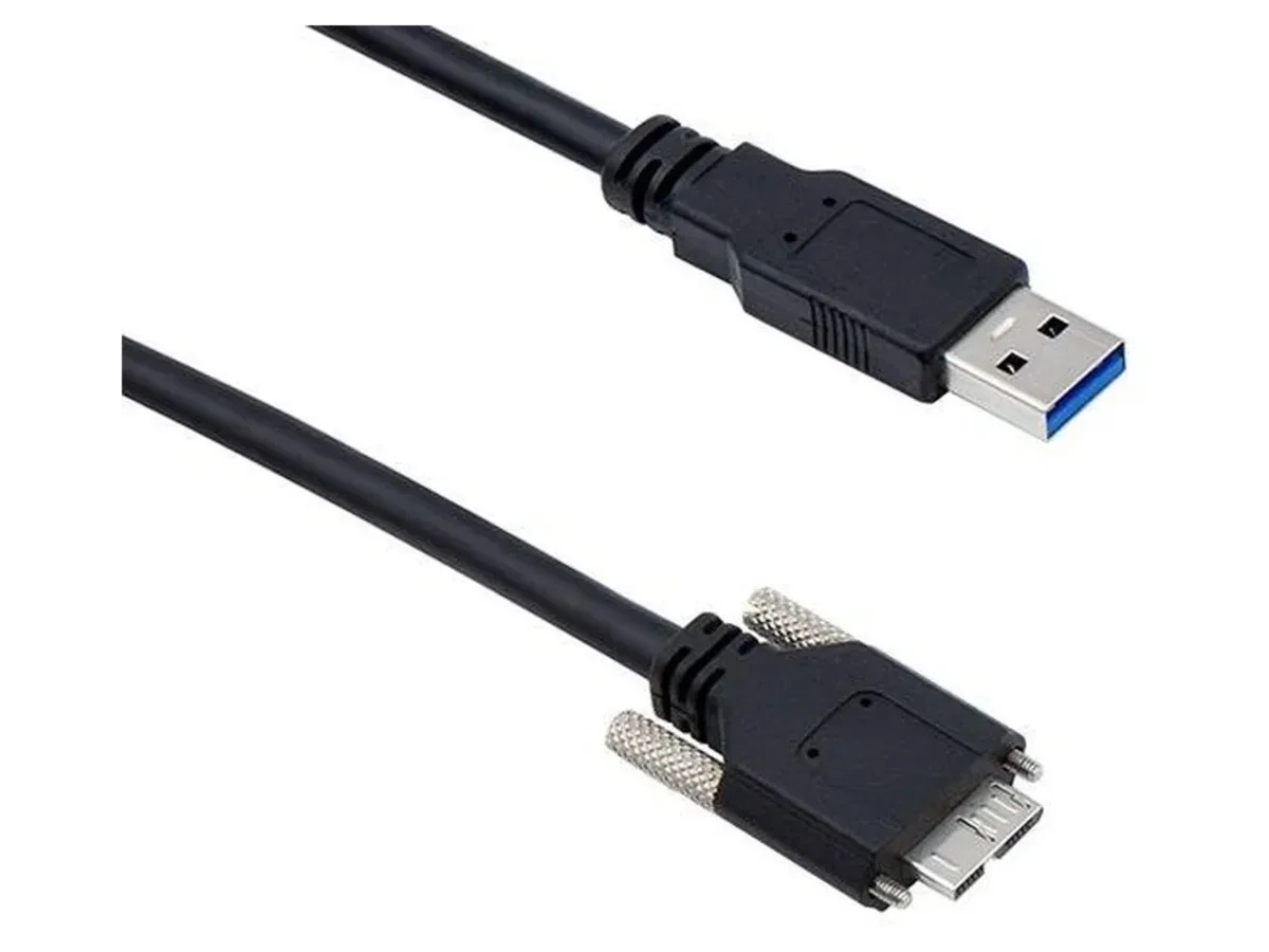 Basler USB Cable, Male Micro-B to Male, USB 3.0 USB Type A 3.0, Black, 1 m