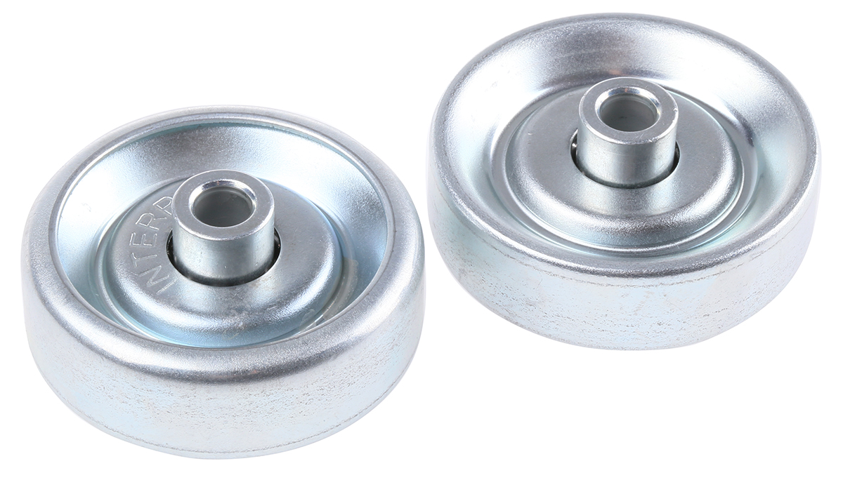Interroll 200 N Skate Wheel, 48 mm Diameter, 6.5 mm Bore Diameter