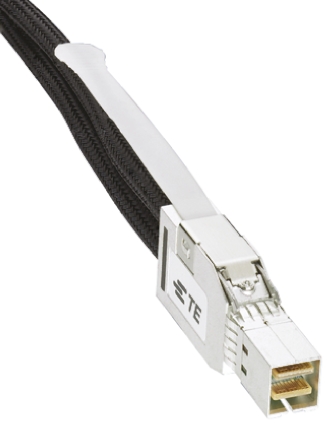 TE Connectivity Mini SAS to Mini SAS Serial Cable 1 m