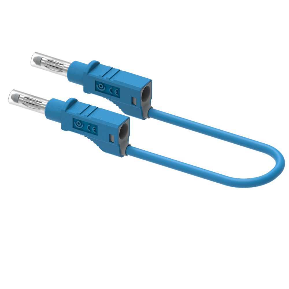 Electro PJP Plug 12A, 600V, Blue, 50 cm Lead Length