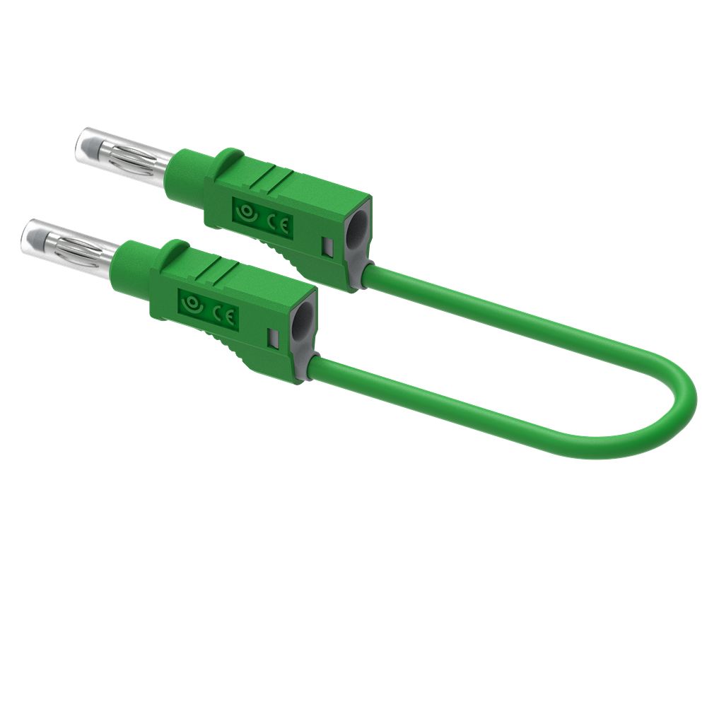 Electro PJP Plug 12A, 600V, Green, 50 cm Lead Length