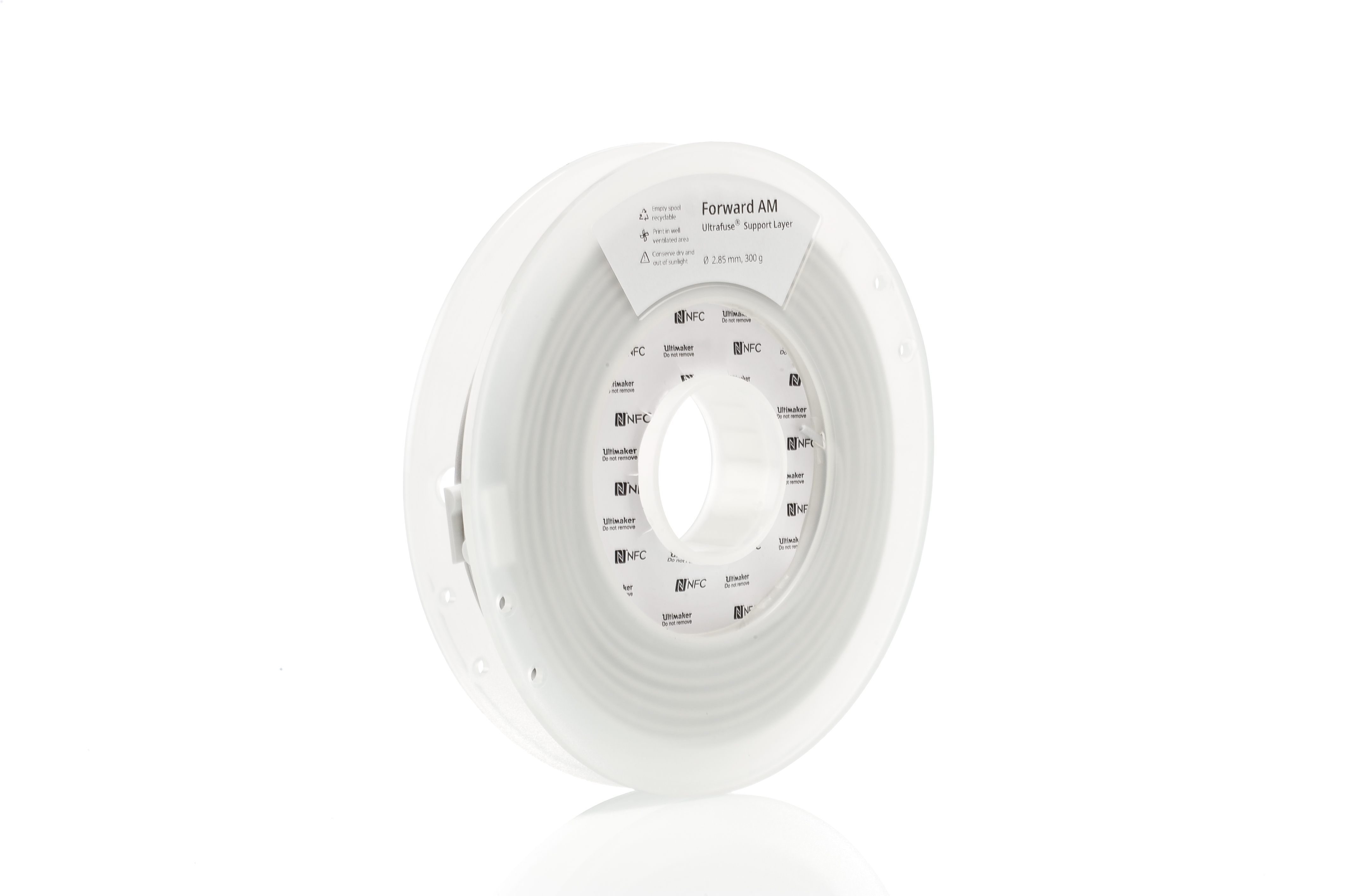 Ultimaker 2.85 mm Light Grey Support Layer Filament 3D Printer Filament, 0.3 kg