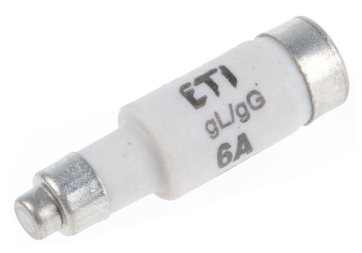 ETI 6A D01 Neozed Fuse, E14 Thread Size, 400V ac