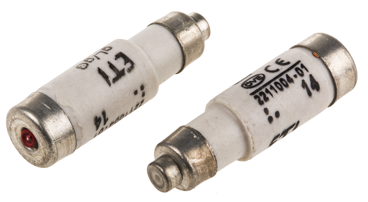 ETI 10A D01 Neozed Fuse, E14 Thread Size, 400V ac