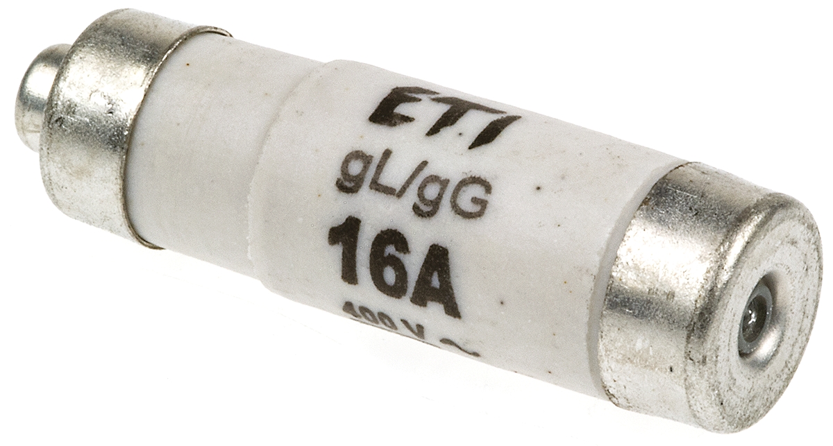 2211005 ETI 16A D01 Neozed Fuse, E14 Thread Size, 400V ac
