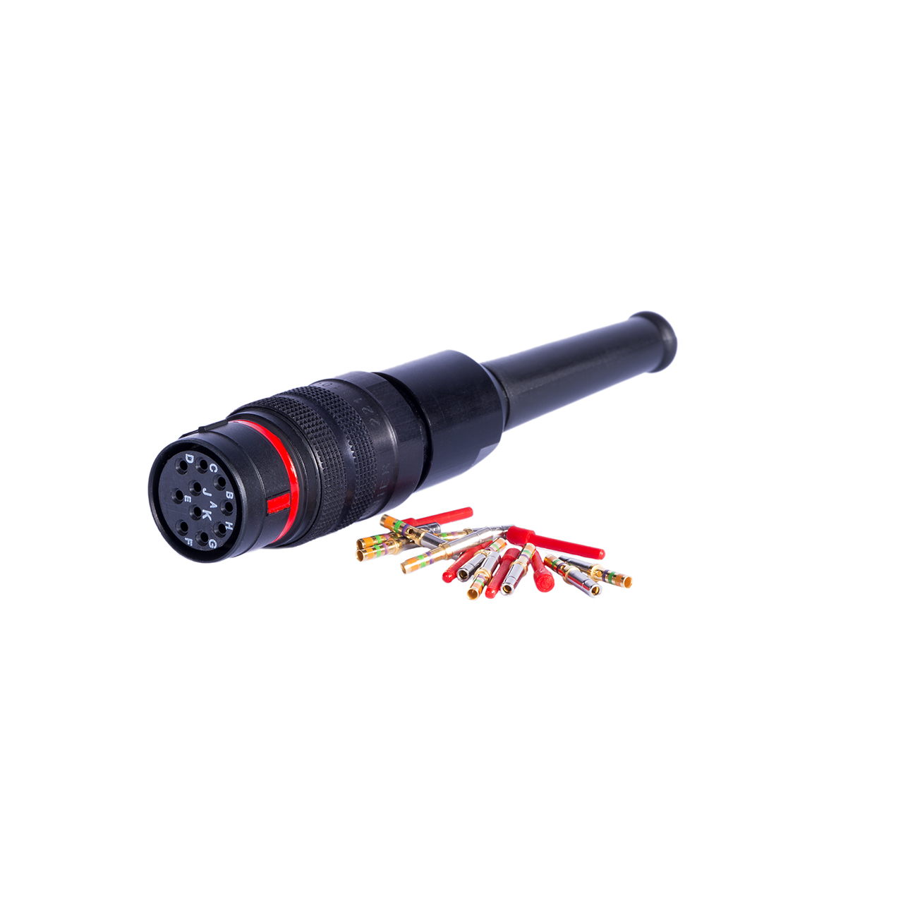 BERNIER CONNECT Circular Connector, 10 Contacts, Free Hanging, Socket, Female, IP68, 221 Series Series