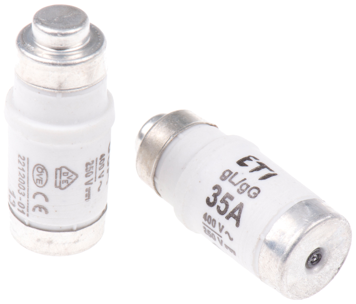 ETI 35A D02 Neozed Fuse, E18 Thread Size, 400V ac