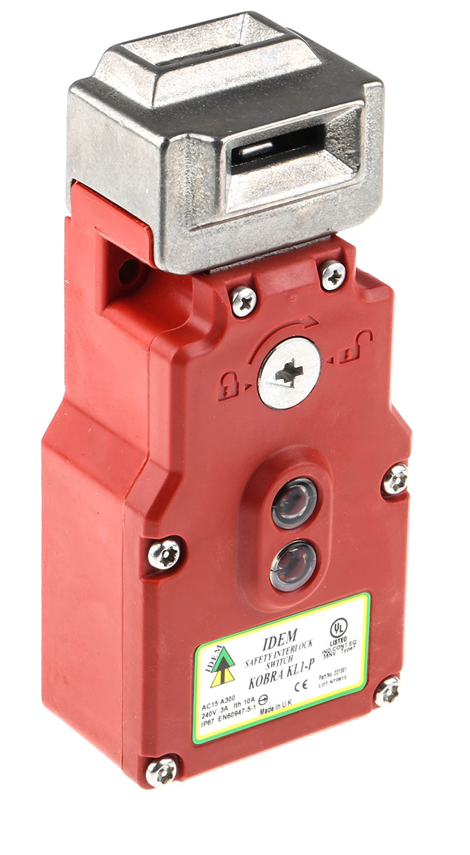 IDEM KL1-P Series Solenoid Interlock Switch, Power to Unlock