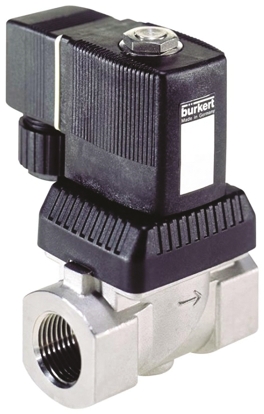 Burkert Solenoid Valve 221760, 2 Port, NC, 110V ac
