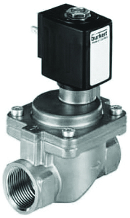 Burkert Solenoid Valve 221991, 2 Port, NC, 230V ac