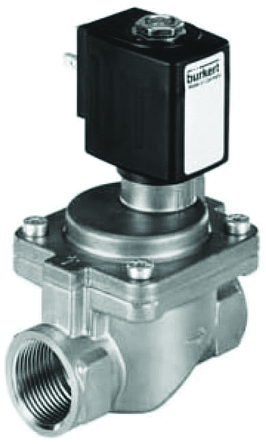 Burkert Solenoid Valve 221992, 2 Port, NC, 24V dc