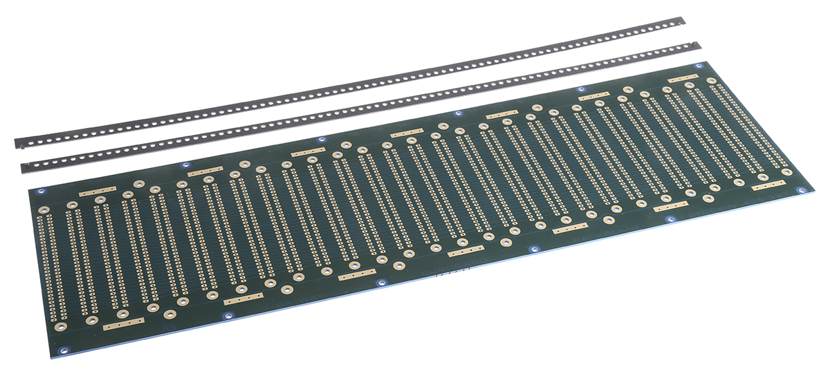 Vero Technologies 64 Way Backplane Epoxy Glass Fabric Laminate 1 84 HP With 15.24 mm Connector Pitch