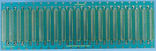 Vero Technologies 96 Way Backplane Epoxy Glass Fabric Laminate 2 25.3 HP With 20.32 mm Connector Pitch
