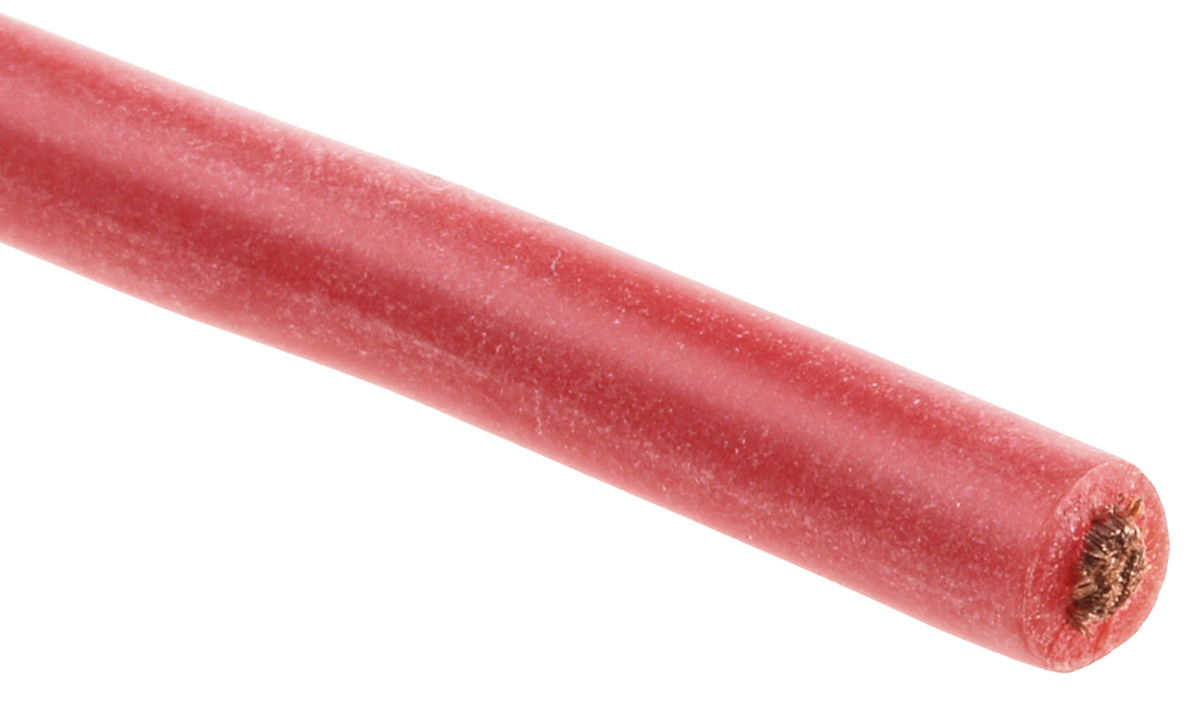 Hew Heinz Eilentropp Red Hook Up Wire, 13 AWG, 651, 5 m