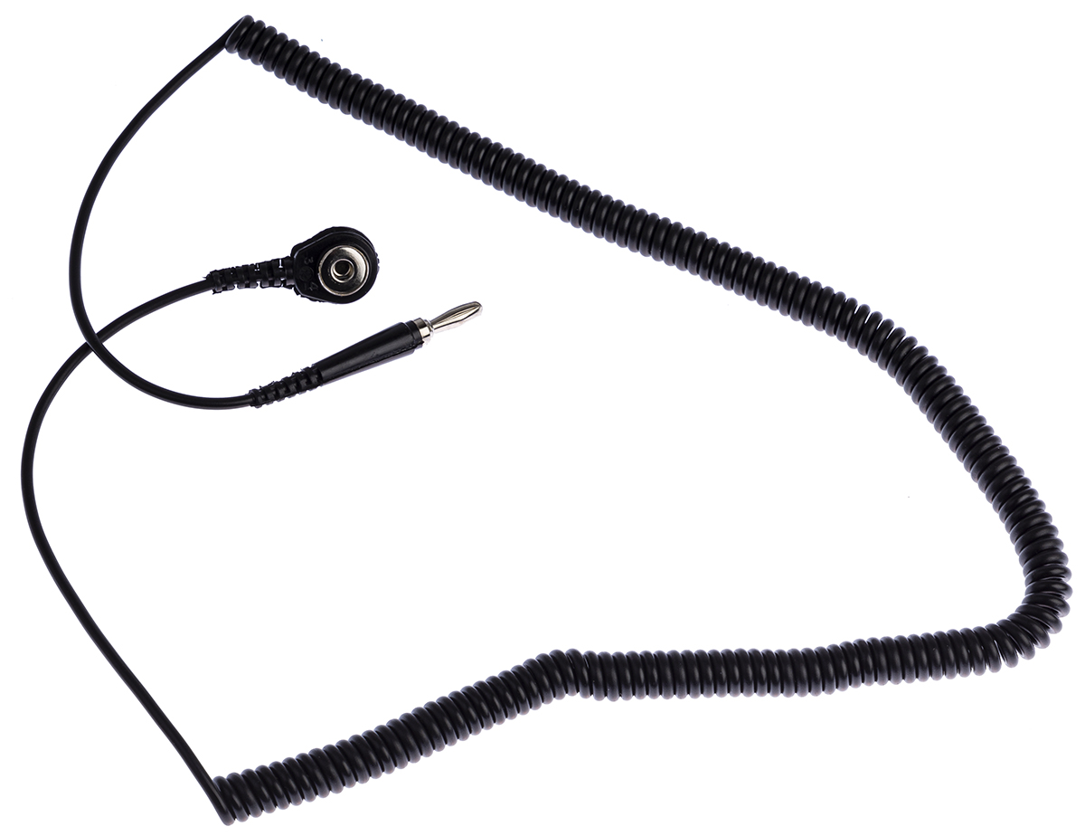 2220 SCS ESD Grounding Cord With Clip On