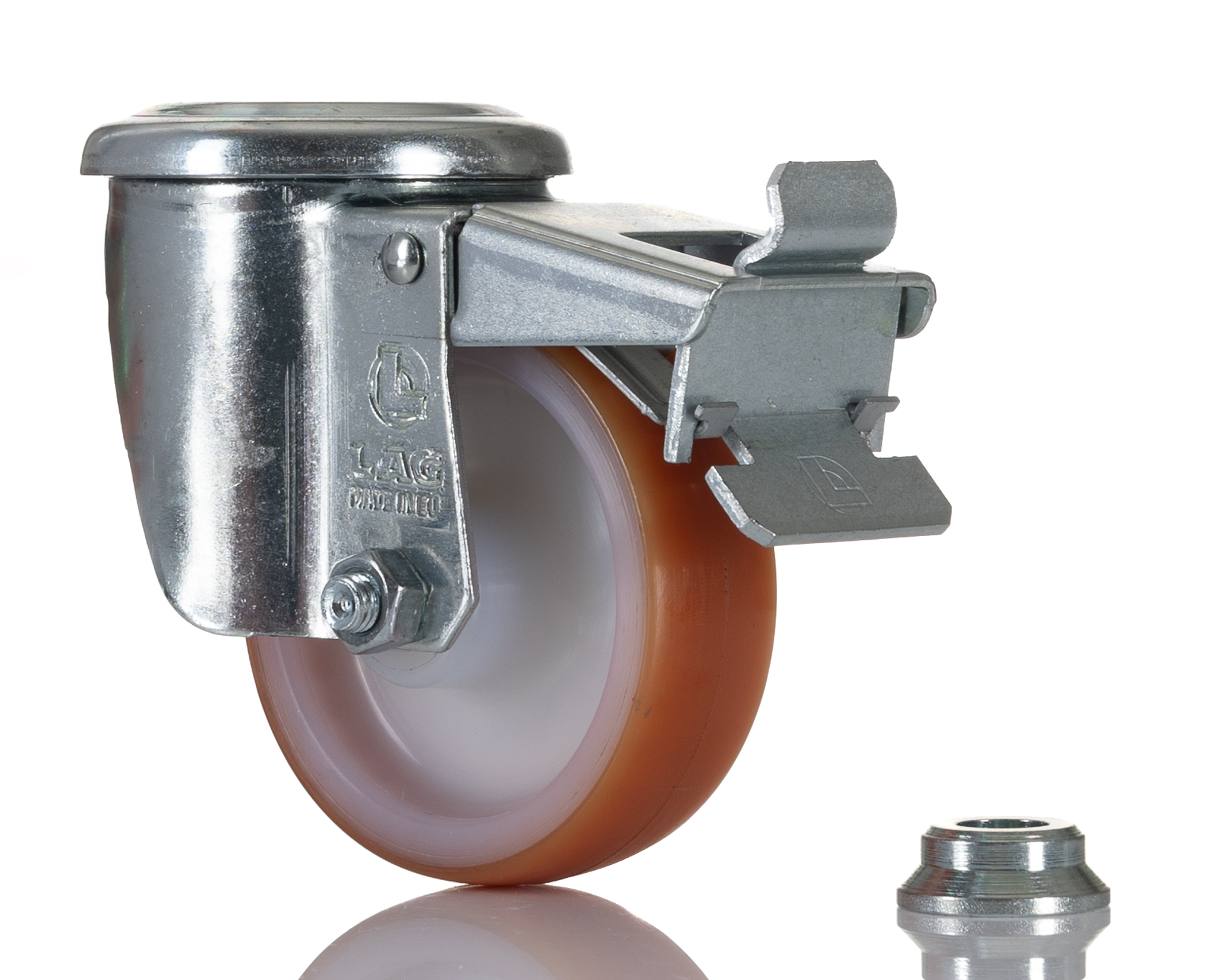 LAG Swivel Castor, 100 kg Capacity, 80 mm Wheel