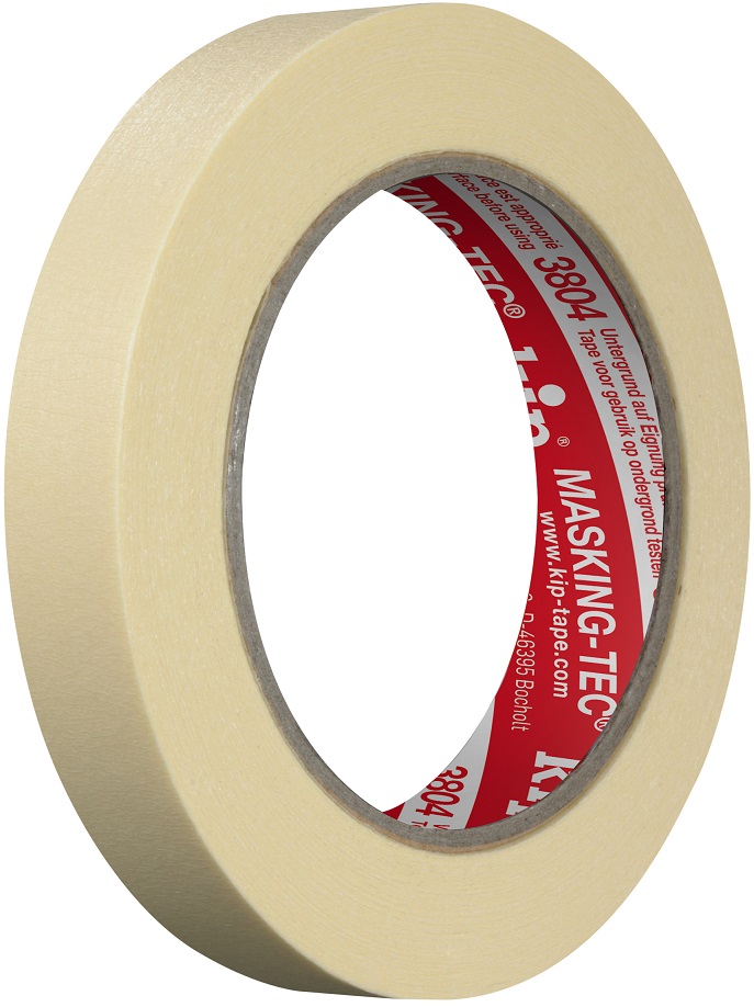 KIP 3804-18 White Kip Masking Tape 18mm x 50 m
