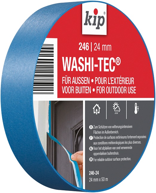 KIP Blue Washi Tec Masking Tape 24mm x 50 m