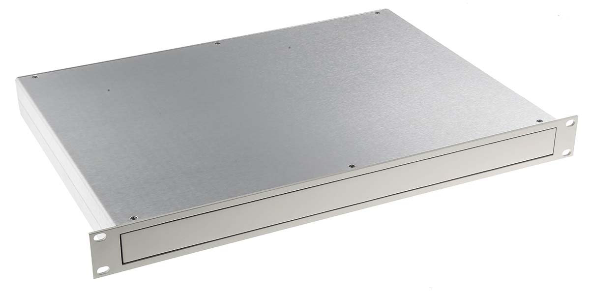 RS PRO Grey Drawer, 1 U, 483mm x 456 mm