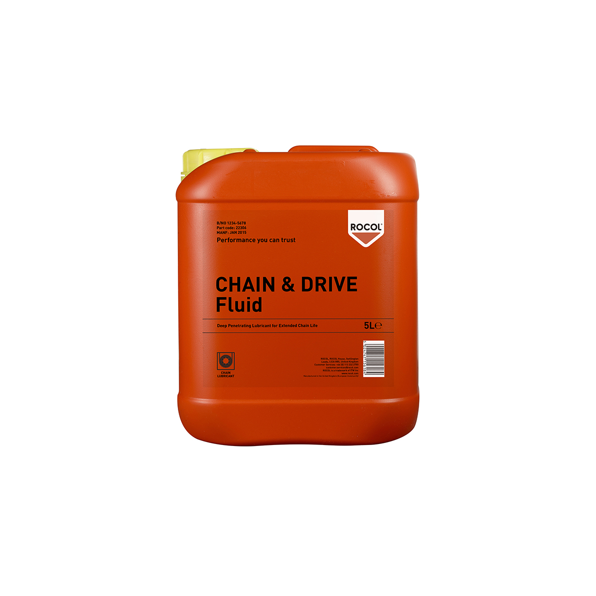 Rocol HD Chain and Drive Lubricant Oil 5 L Pail