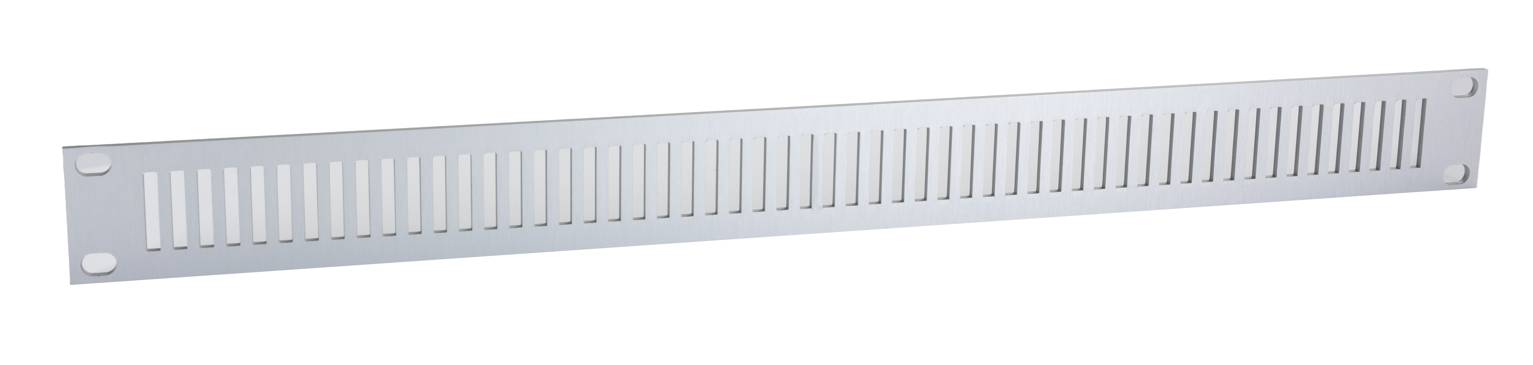Rittal Unpainted Aluminium Front Panel, 1 U Ventilated 482.6mm