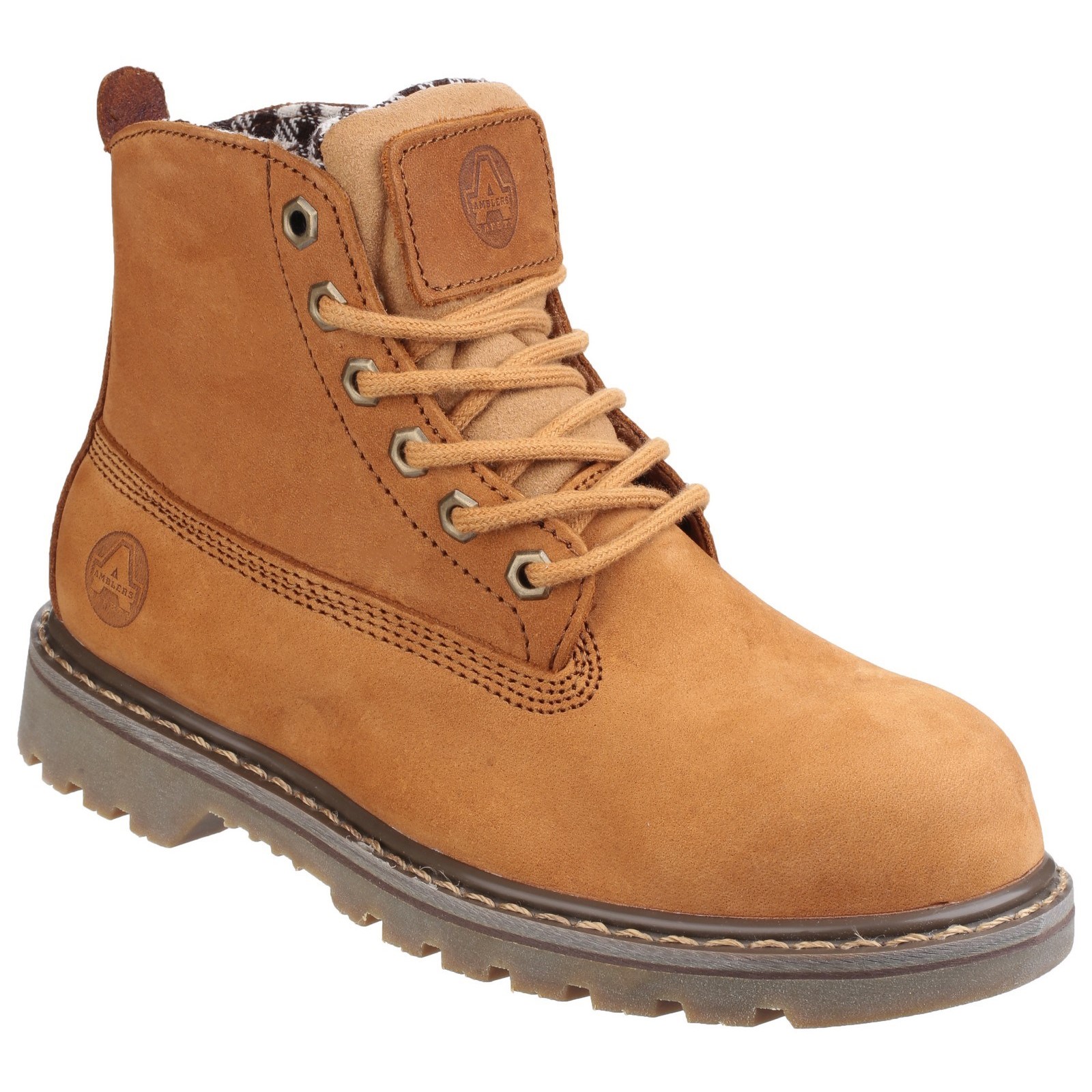 Amblers FS103 Tan Steel Toe Capped Women's Safety Boots 8, EU 42 STANDARD EN ISO 20345:2011