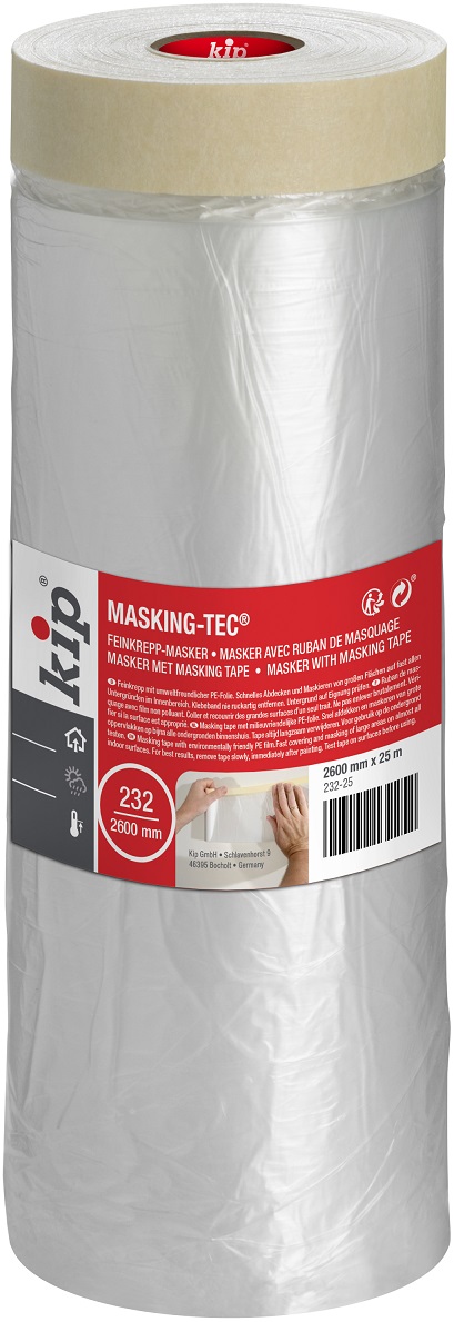 KIP Beige KIP 232 Masking Tape 2.6mm x 25 m