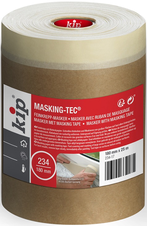 KIP 234-17 Beige KIP 234 Masking Tape 180mm x 25 m
