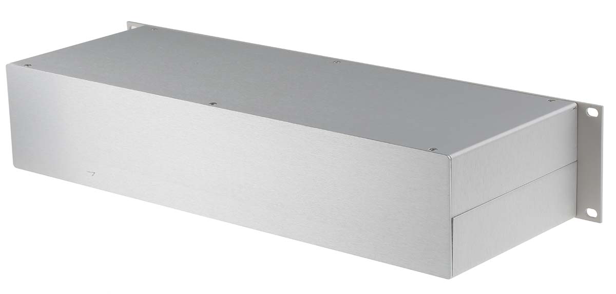 224-212 RS PRO, 2 U 19 in Rack Mount Case P10 153 mm 88 mm