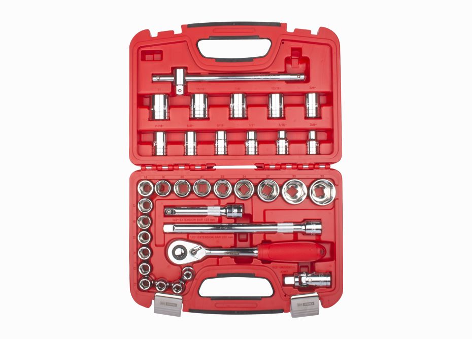 224-2250 RS PRO 34-Piece 1/2 in Standard Socket Set